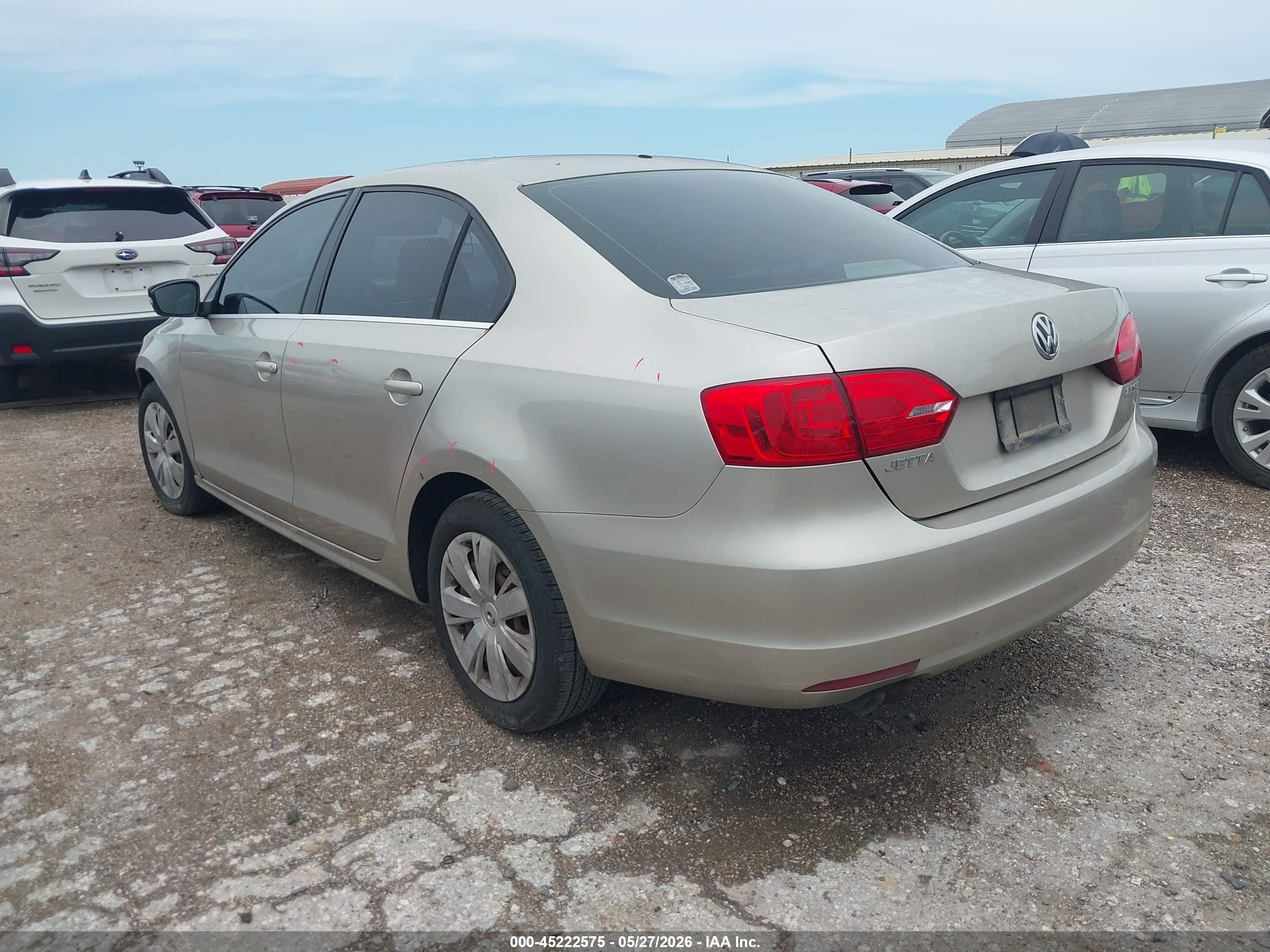 2013 Volkswagen Jetta 2.5l Se Gold vin: 3VWDP7AJ8DM227188