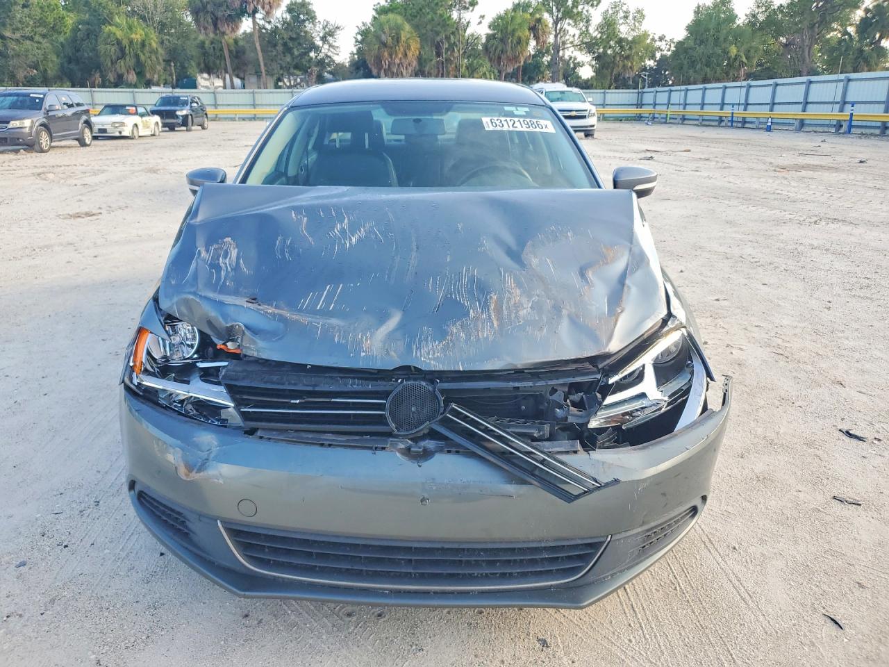 2013 Volkswagen Jetta Se Gray vin: 3VWDP7AJ8DM255525