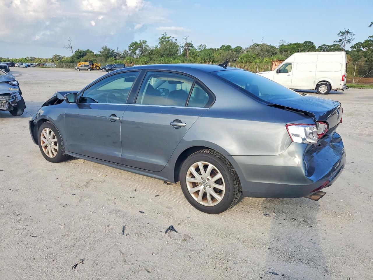 2013 Volkswagen Jetta Se Gray vin: 3VWDP7AJ8DM255525