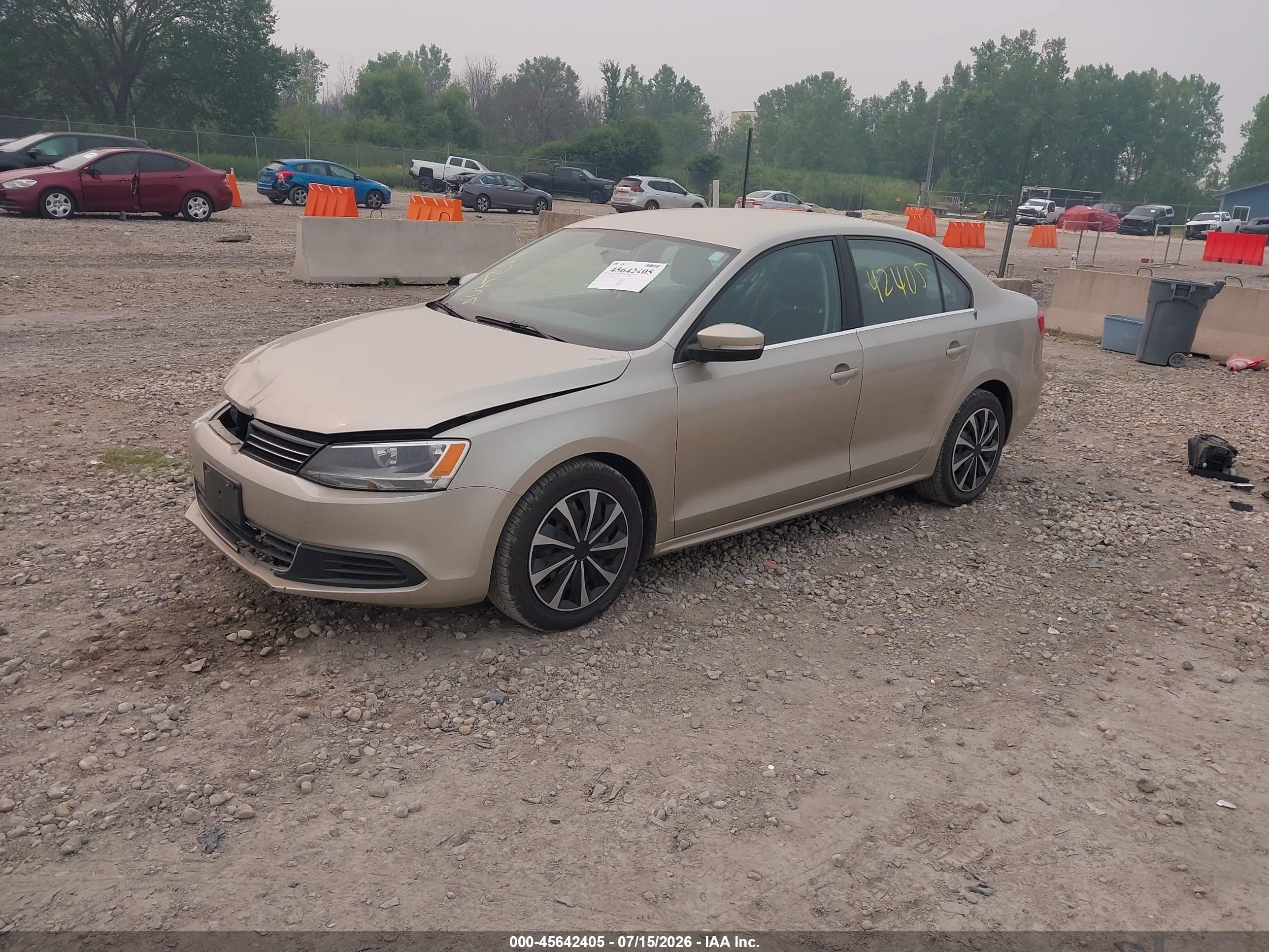 2013 Volkswagen Jetta 2.5l Se Gold vin: 3VWDP7AJ8DM265875