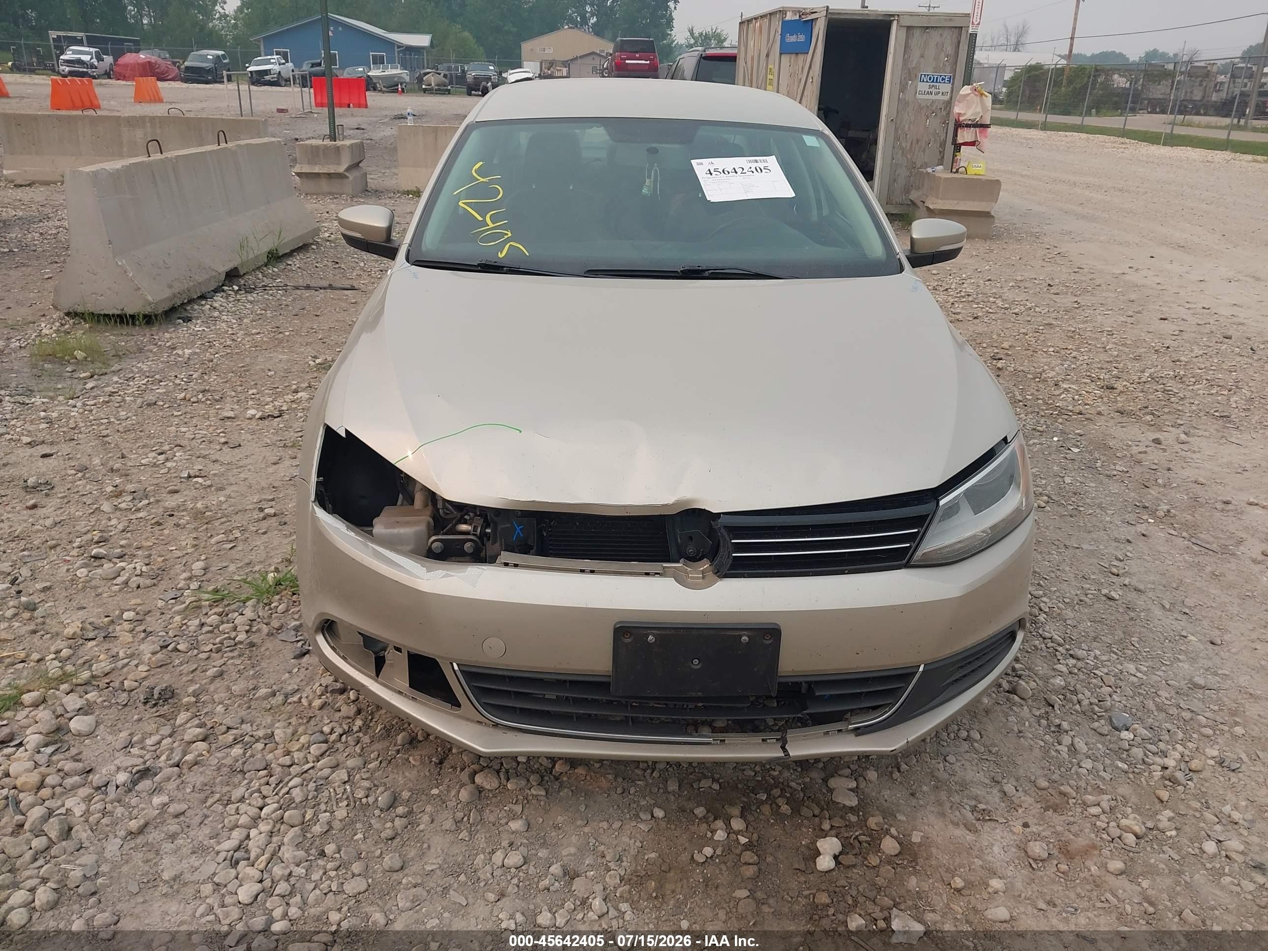 2013 Volkswagen Jetta 2.5l Se Gold vin: 3VWDP7AJ8DM265875