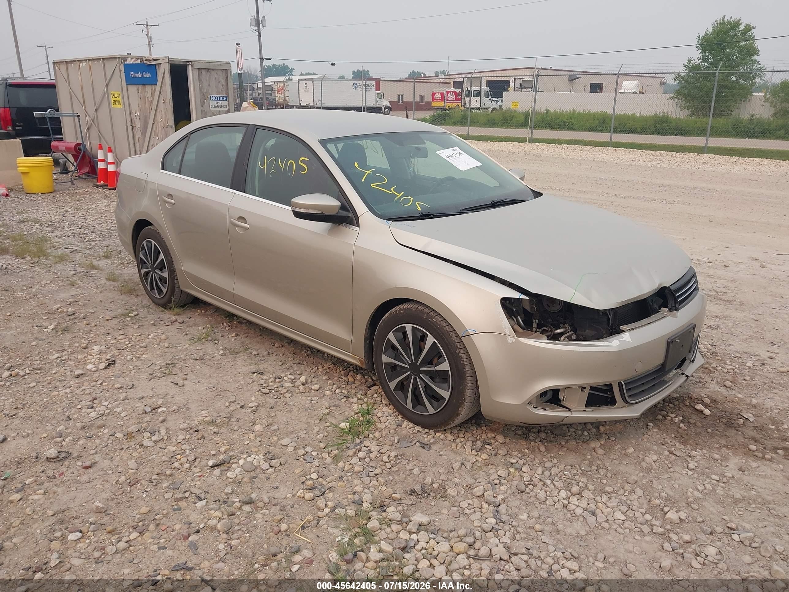 2013 Volkswagen Jetta 2.5l Se Gold vin: 3VWDP7AJ8DM265875
