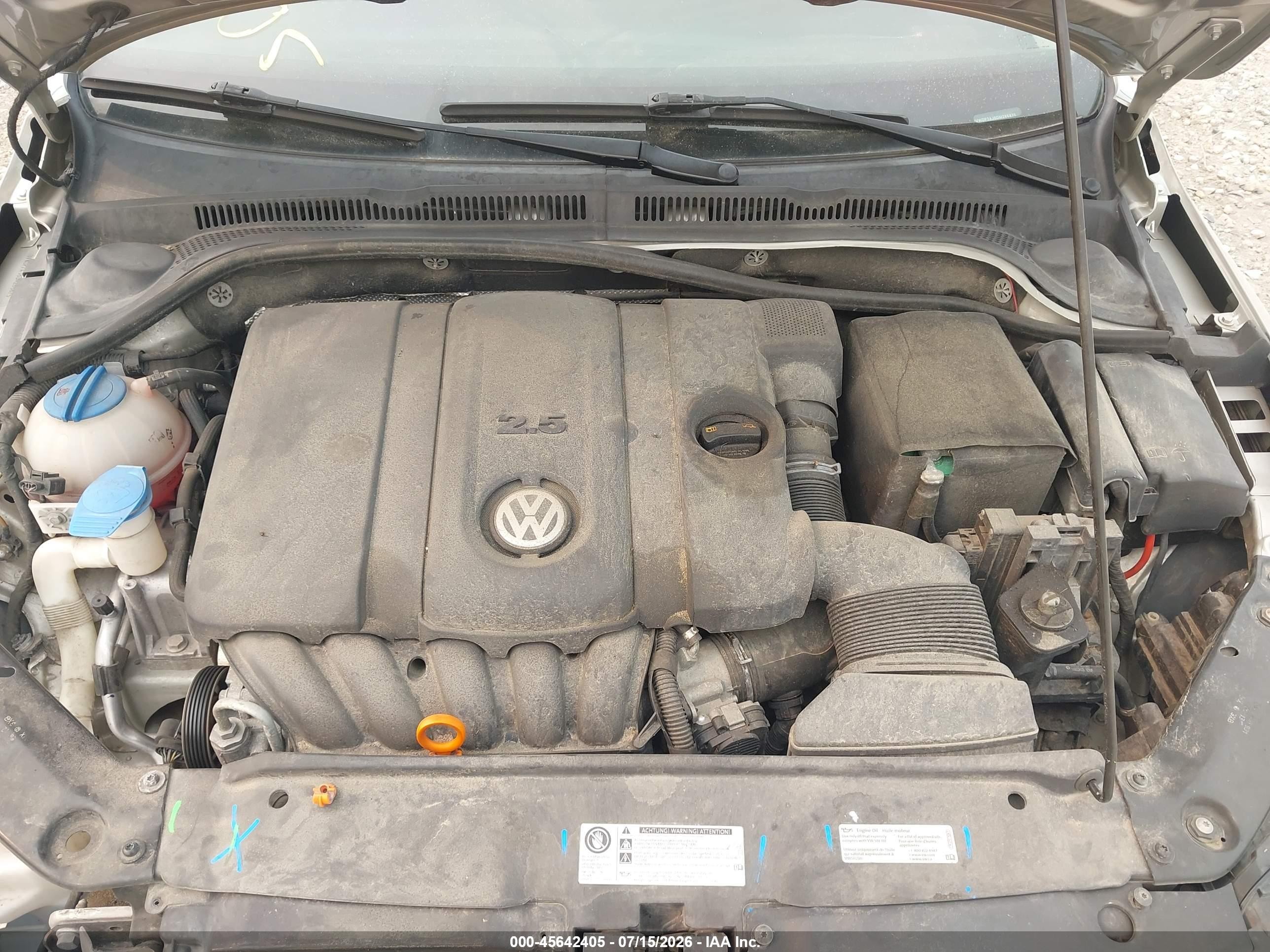 2013 Volkswagen Jetta 2.5l Se Gold vin: 3VWDP7AJ8DM265875