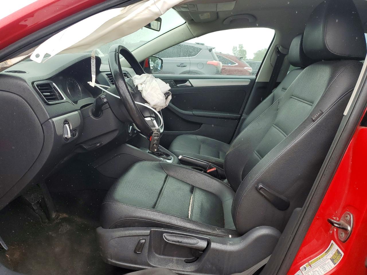 2013 Volkswagen Jetta Se Red vin: 3VWDP7AJ8DM285964