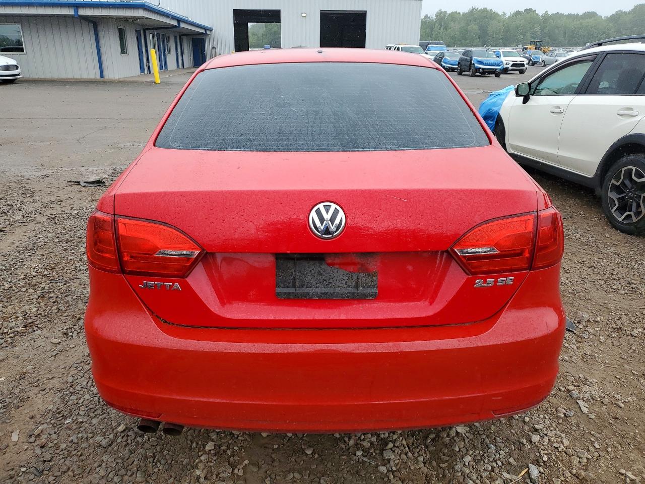 2013 Volkswagen Jetta Se Red vin: 3VWDP7AJ8DM285964
