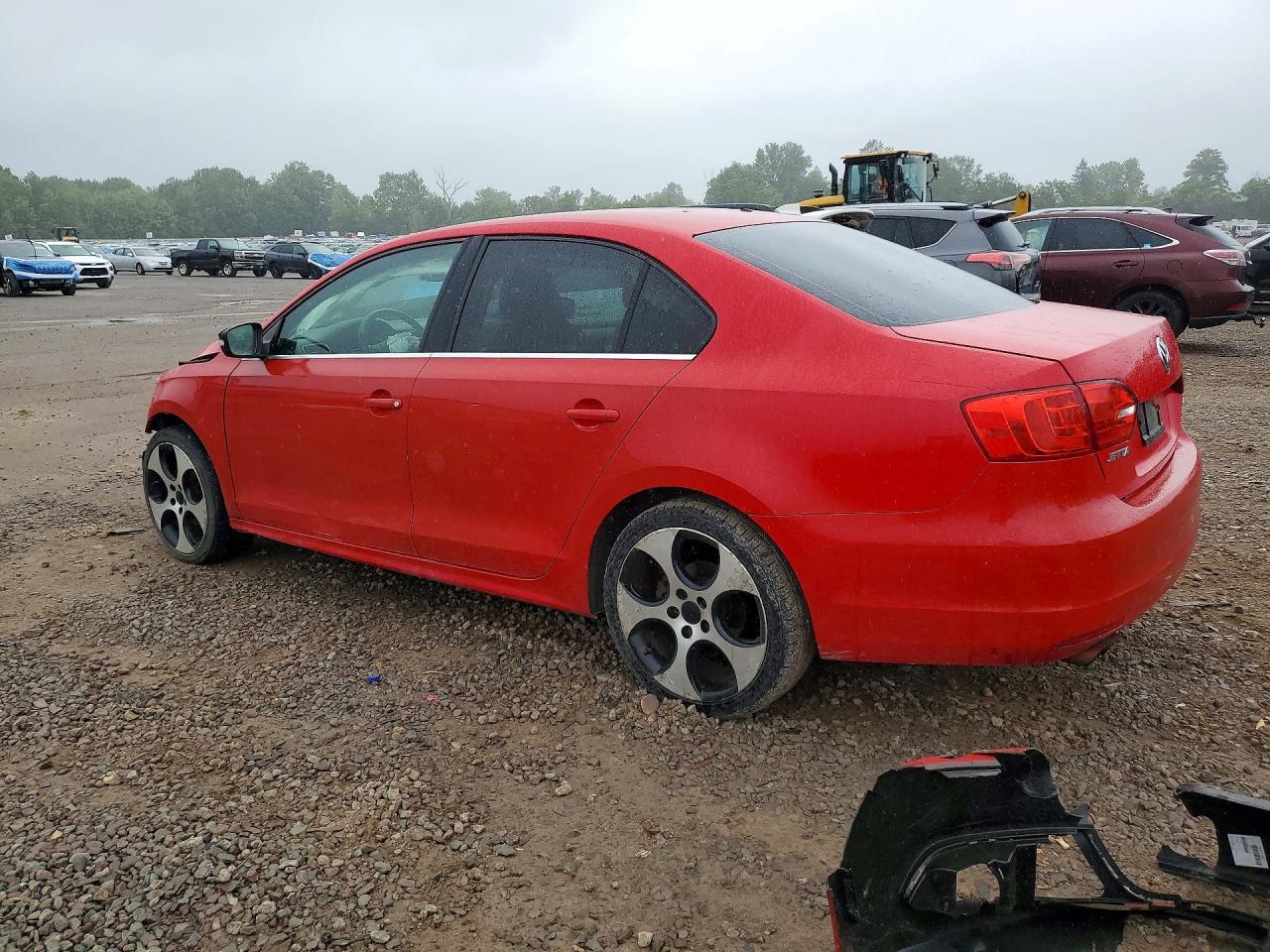 2013 Volkswagen Jetta Se Red vin: 3VWDP7AJ8DM285964