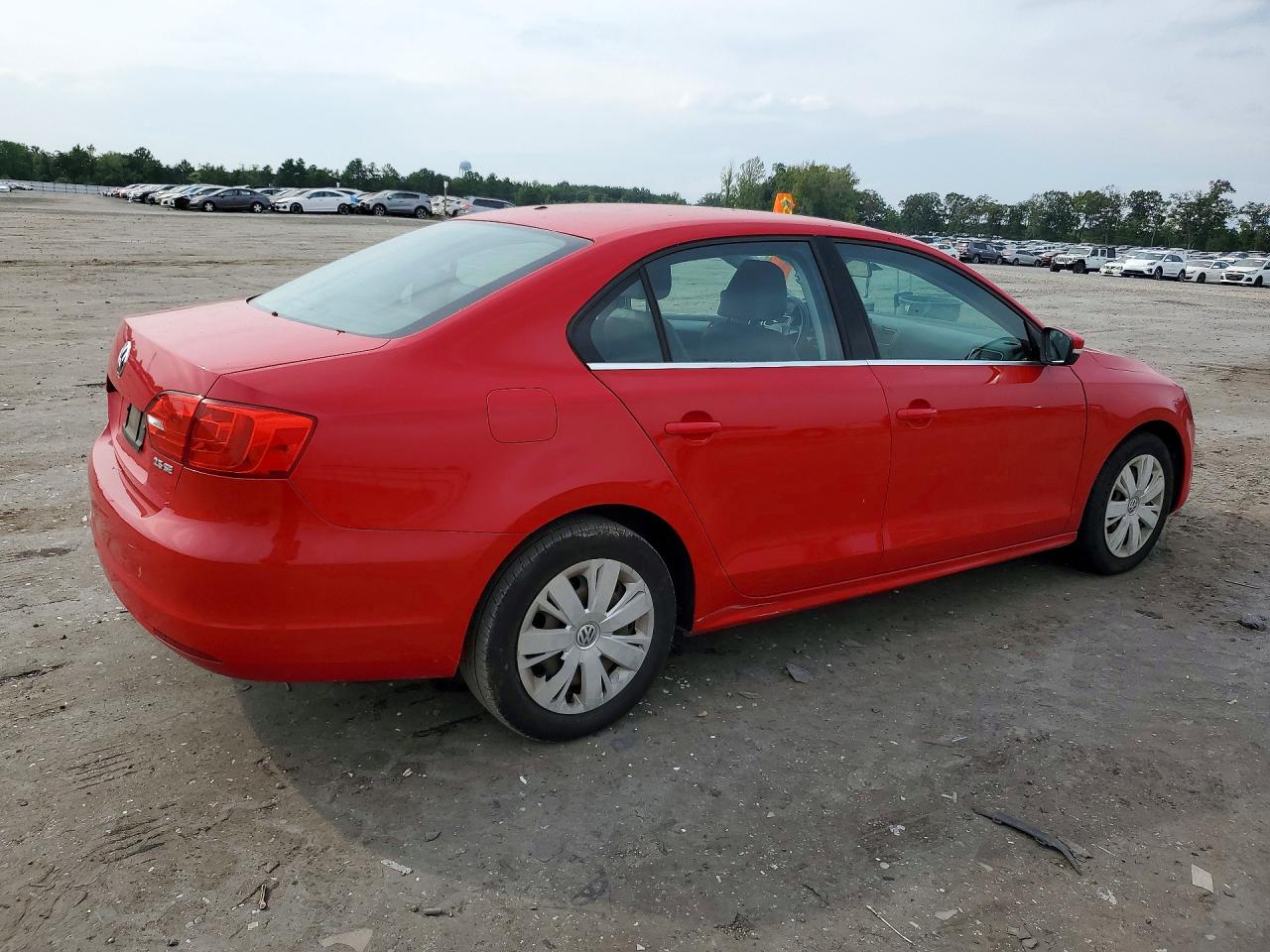 2013 Volkswagen Jetta Se Red vin: 3VWDP7AJ8DM286368
