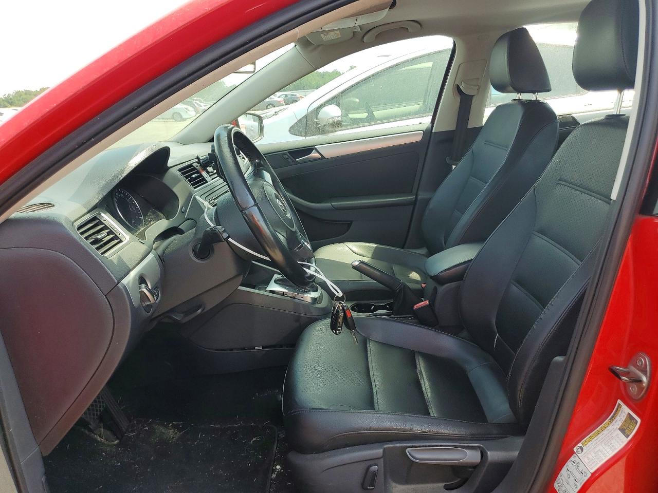 2013 Volkswagen Jetta Se Red vin: 3VWDP7AJ8DM286368