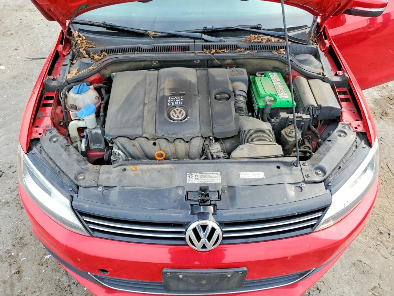 2013 Volkswagen Jetta Se Red vin: 3VWDP7AJ8DM286368