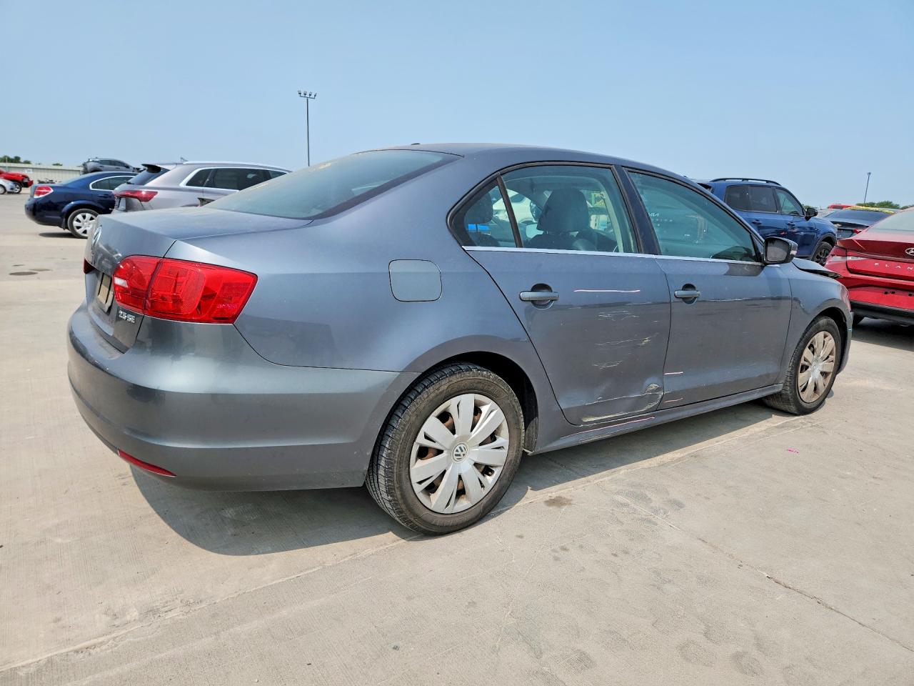 2013 Volkswagen Jetta Se Gray vin: 3VWDP7AJ8DM369251