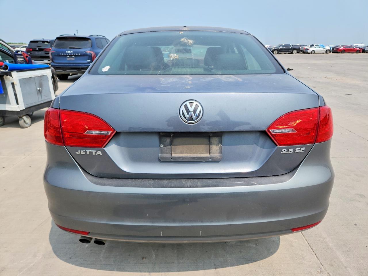 2013 Volkswagen Jetta Se Gray vin: 3VWDP7AJ8DM369251
