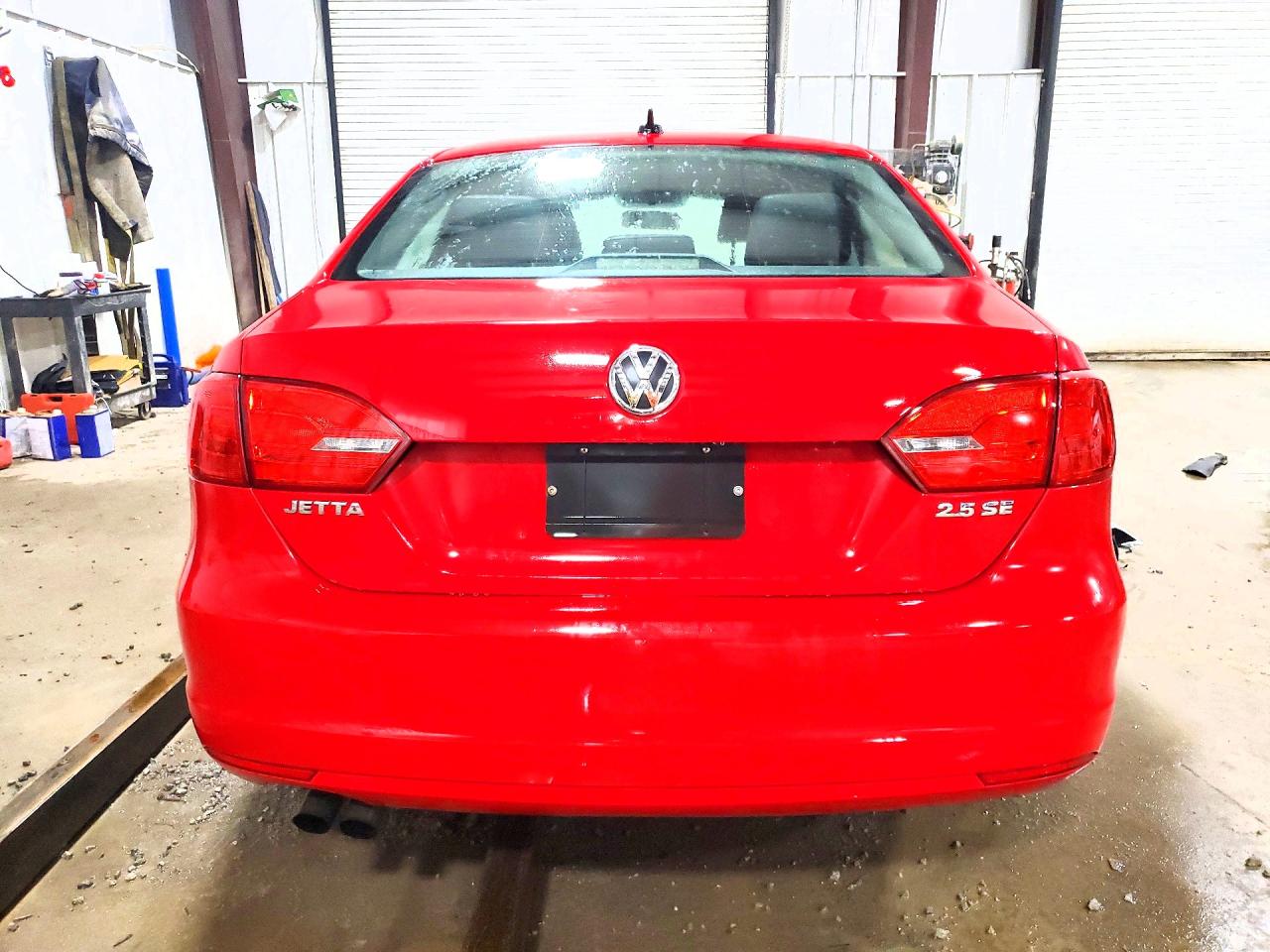 2013 Volkswagen Jetta Se Red vin: 3VWDP7AJ8DM371064