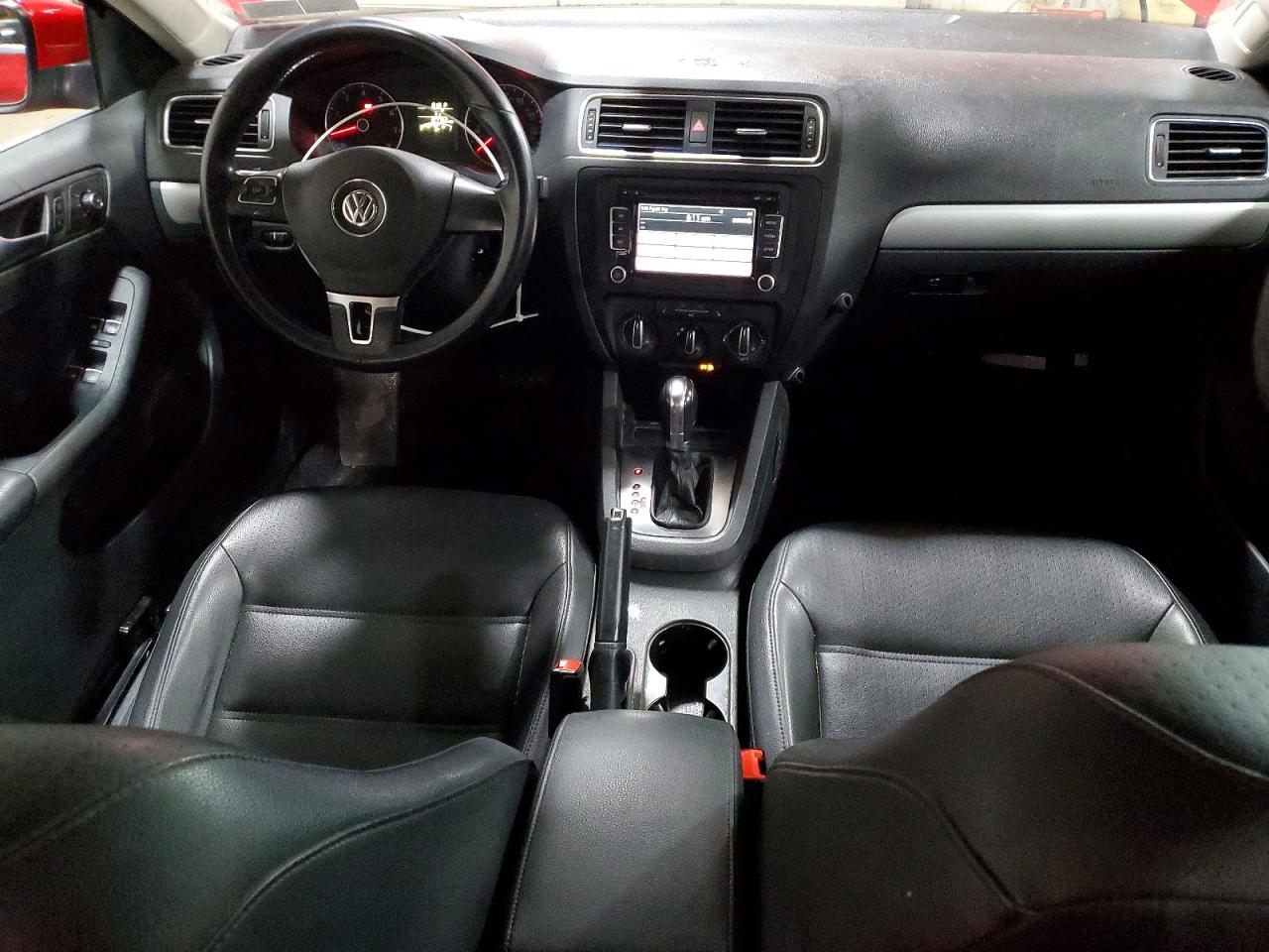 2013 Volkswagen Jetta Se Red vin: 3VWDP7AJ8DM371064