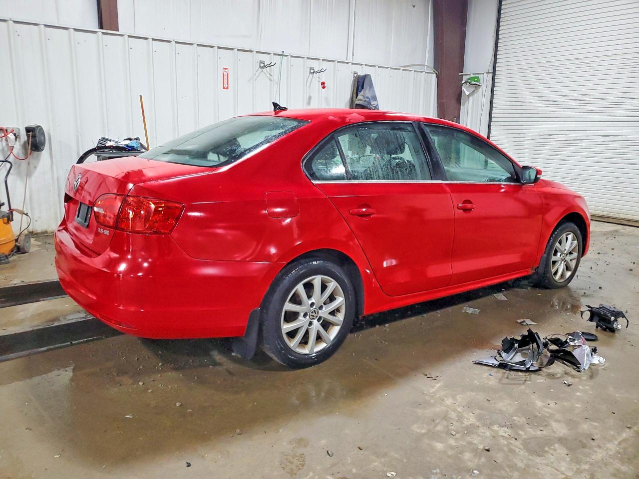 2013 Volkswagen Jetta Se Red vin: 3VWDP7AJ8DM371064