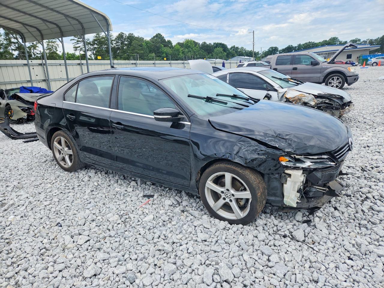 2013 Volkswagen Jetta Se Black vin: 3VWDP7AJ8DM384347