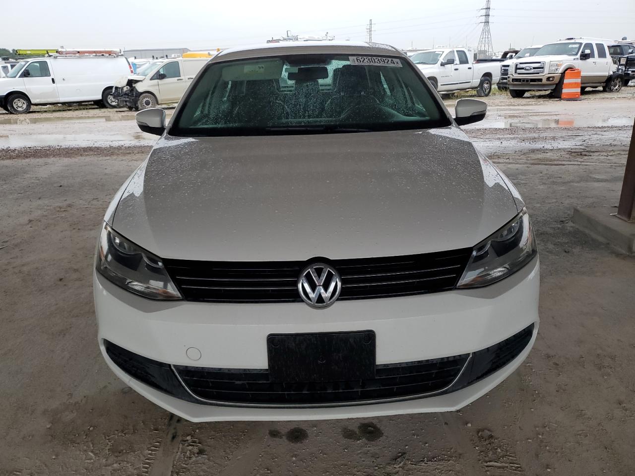 2013 Volkswagen Jetta Белый vin: 3VWDP7AJ8DM384901