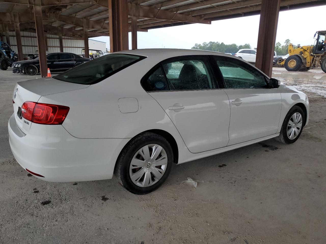2013 Volkswagen Jetta Белый vin: 3VWDP7AJ8DM384901