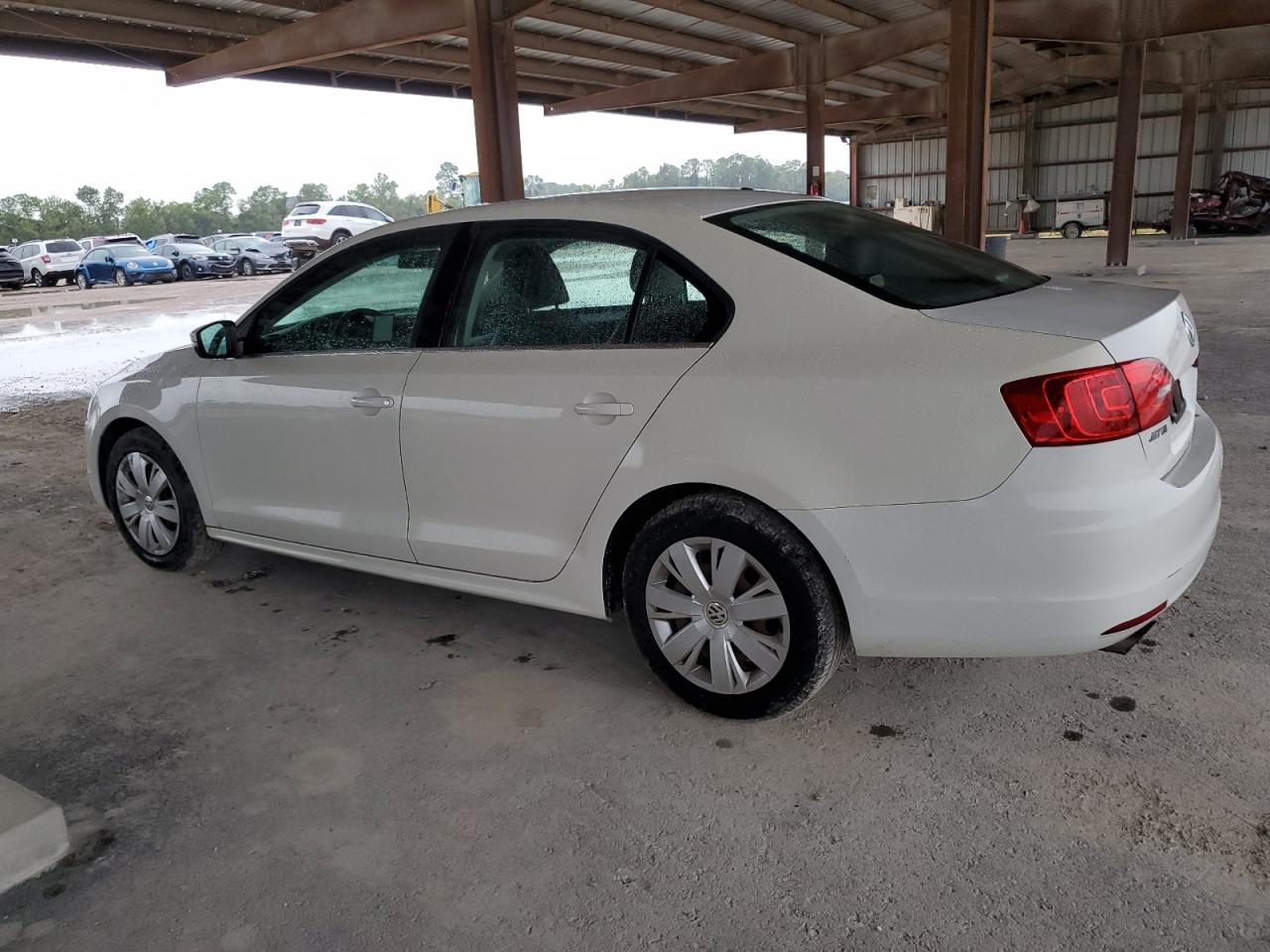 2013 Volkswagen Jetta Белый vin: 3VWDP7AJ8DM384901