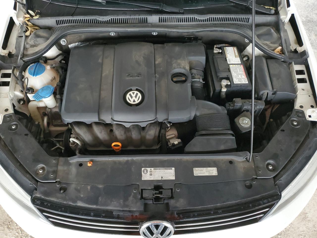 2013 Volkswagen Jetta Белый vin: 3VWDP7AJ8DM384901