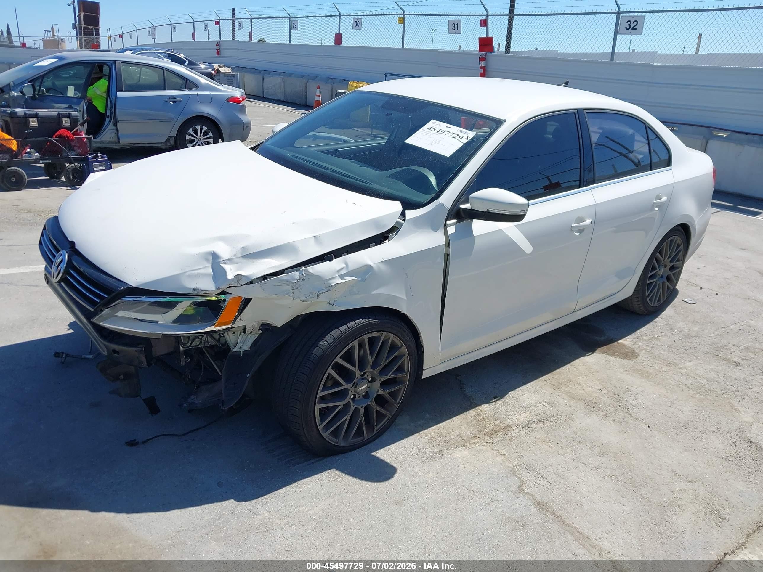 2013 Volkswagen Jetta 2.5l Se White vin: 3VWDP7AJ8DM422546