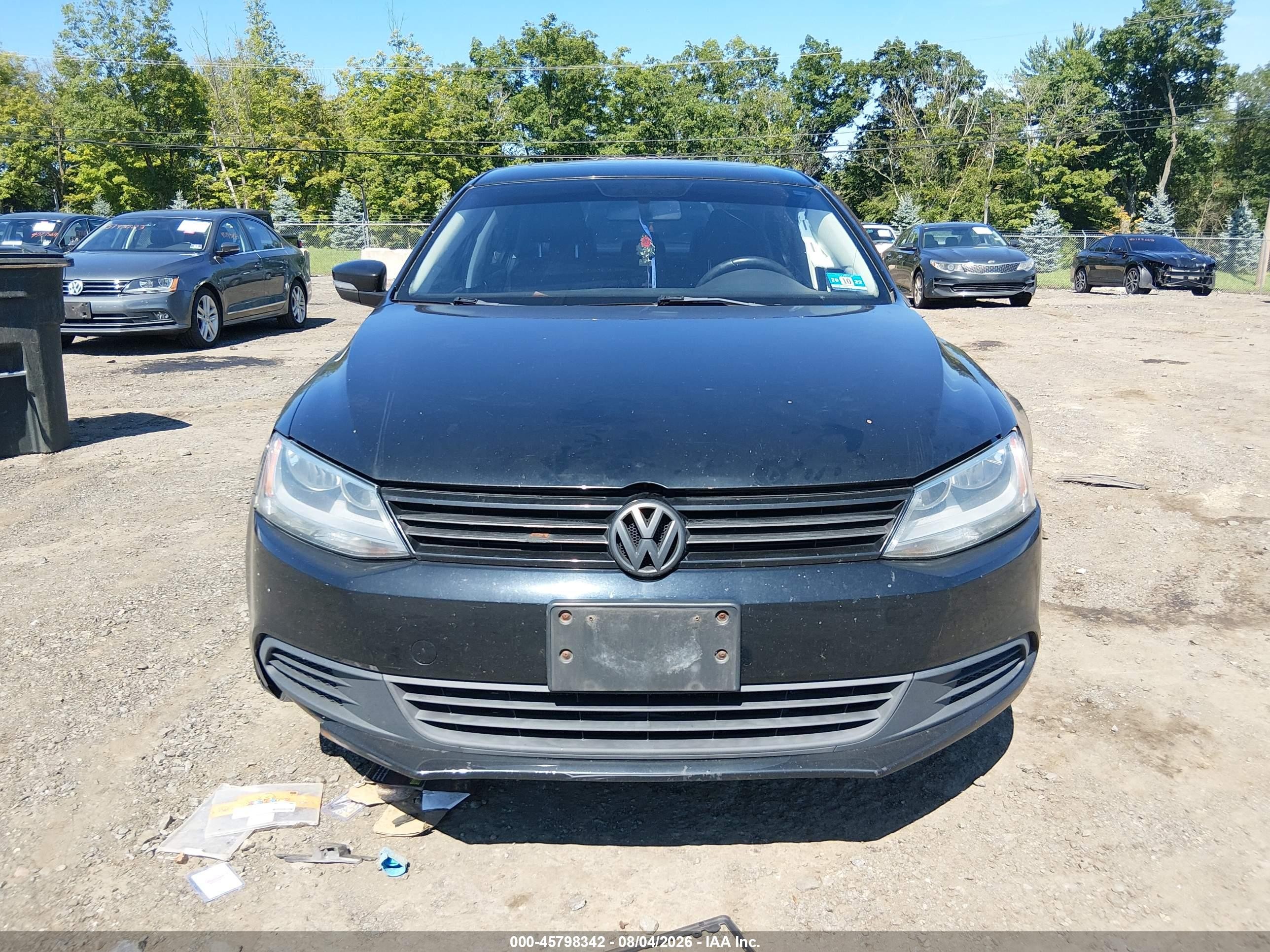 2013 Volkswagen Jetta 2.5l Se Black vin: 3VWDP7AJ8DM438407