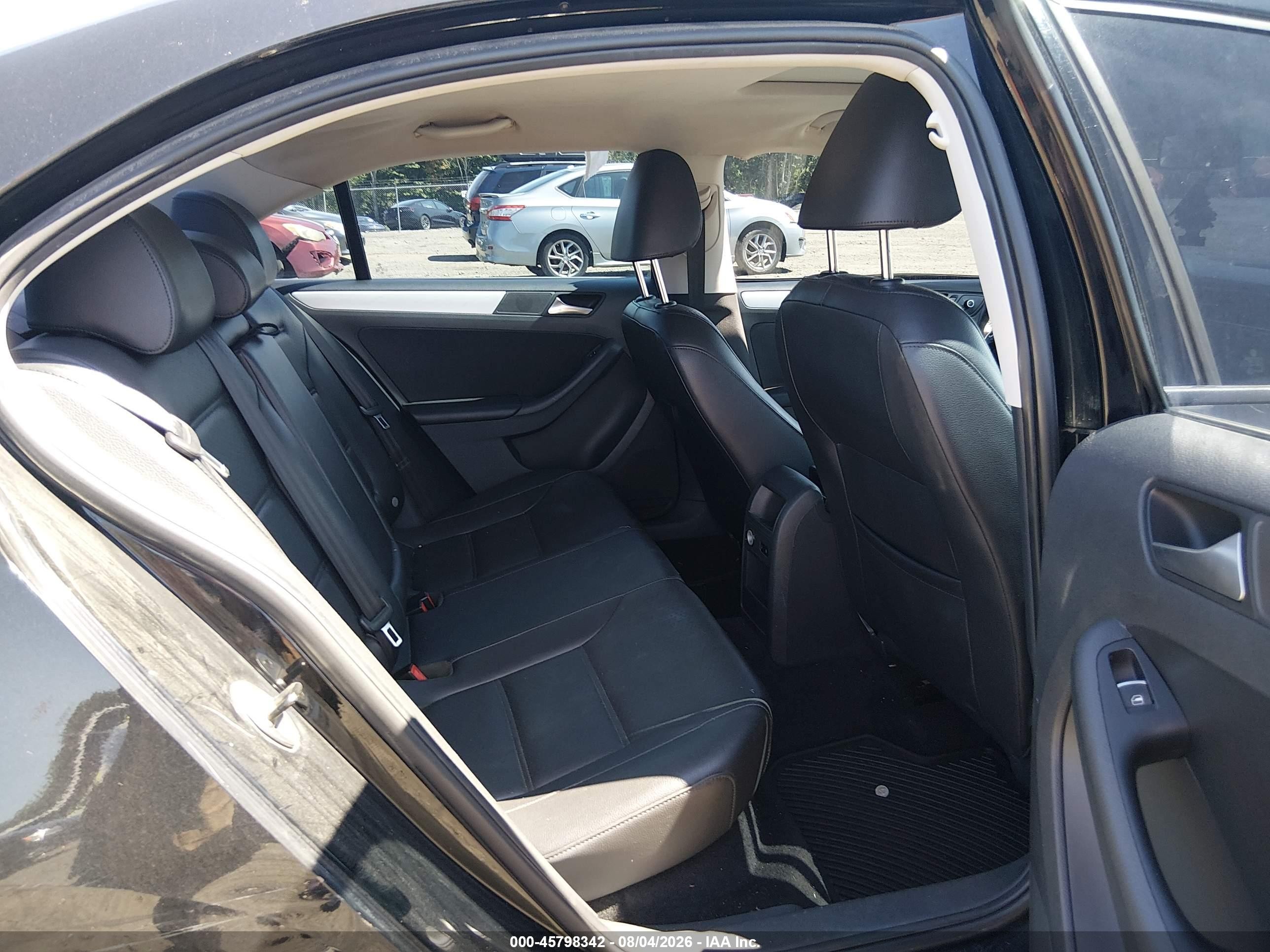 2013 Volkswagen Jetta 2.5l Se Black vin: 3VWDP7AJ8DM438407
