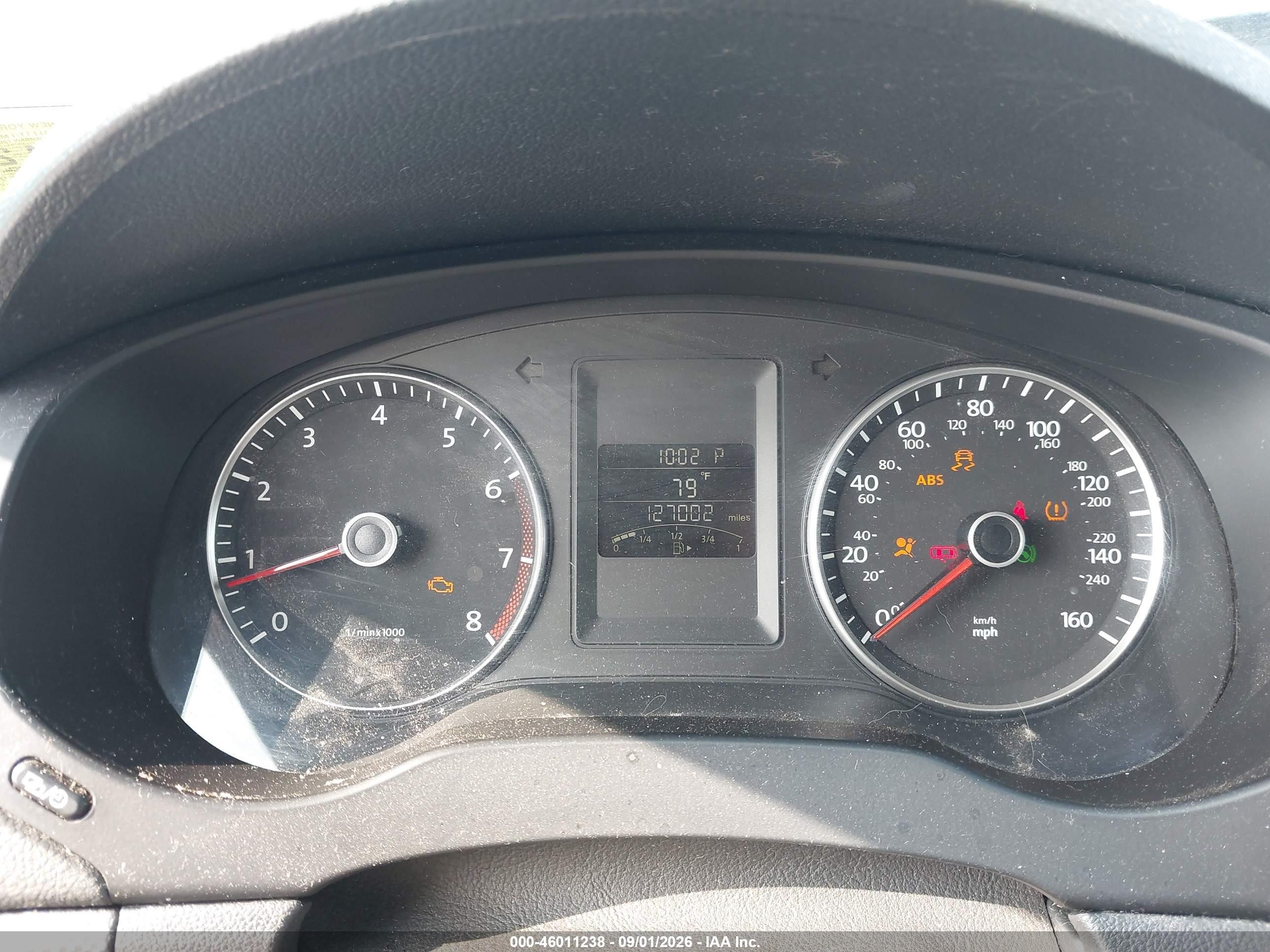 2012 Volkswagen Jetta 2.5l Se Silver vin: 3VWDP7AJ9CM049984