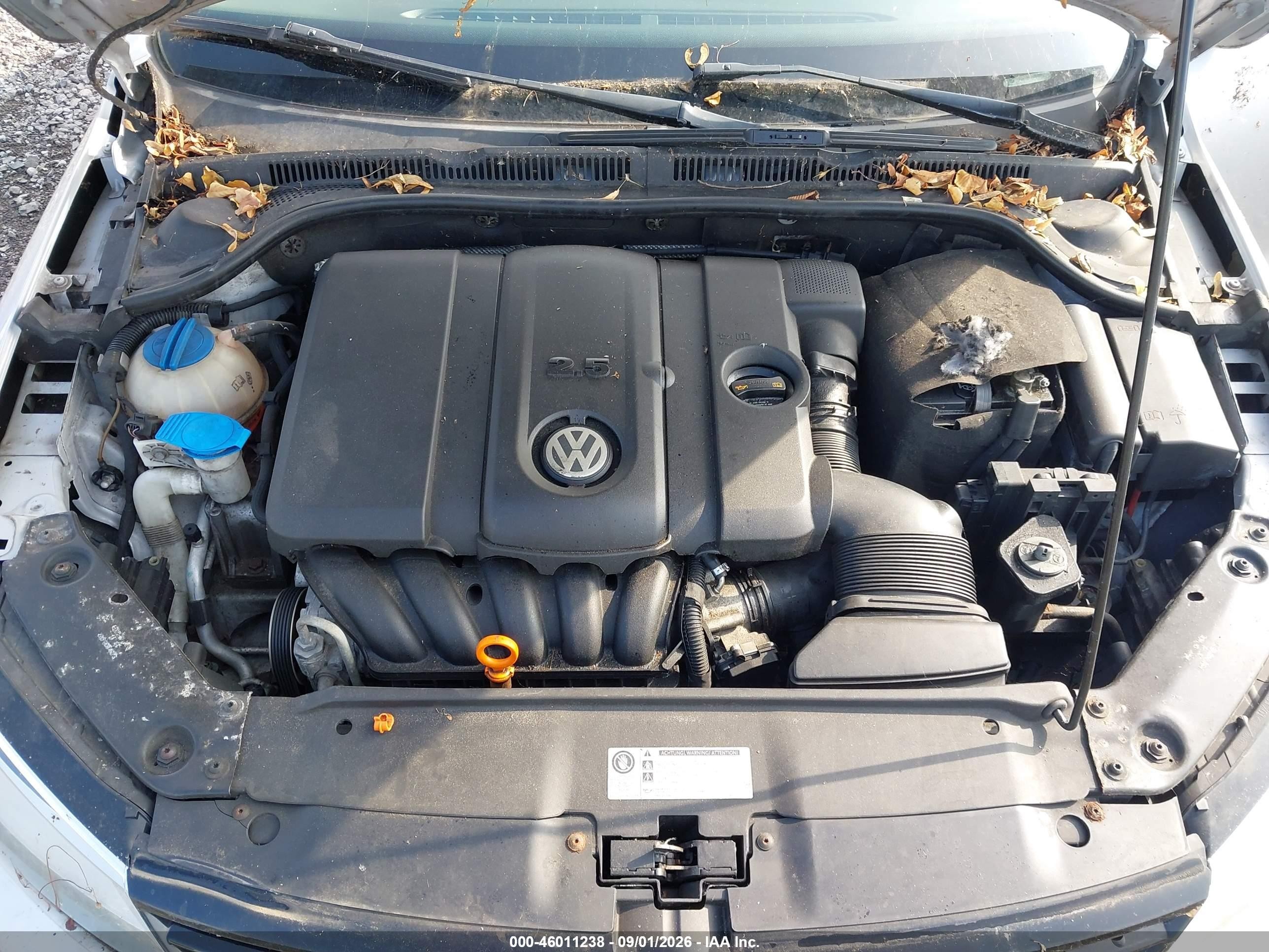 2012 Volkswagen Jetta 2.5l Se Silver vin: 3VWDP7AJ9CM049984