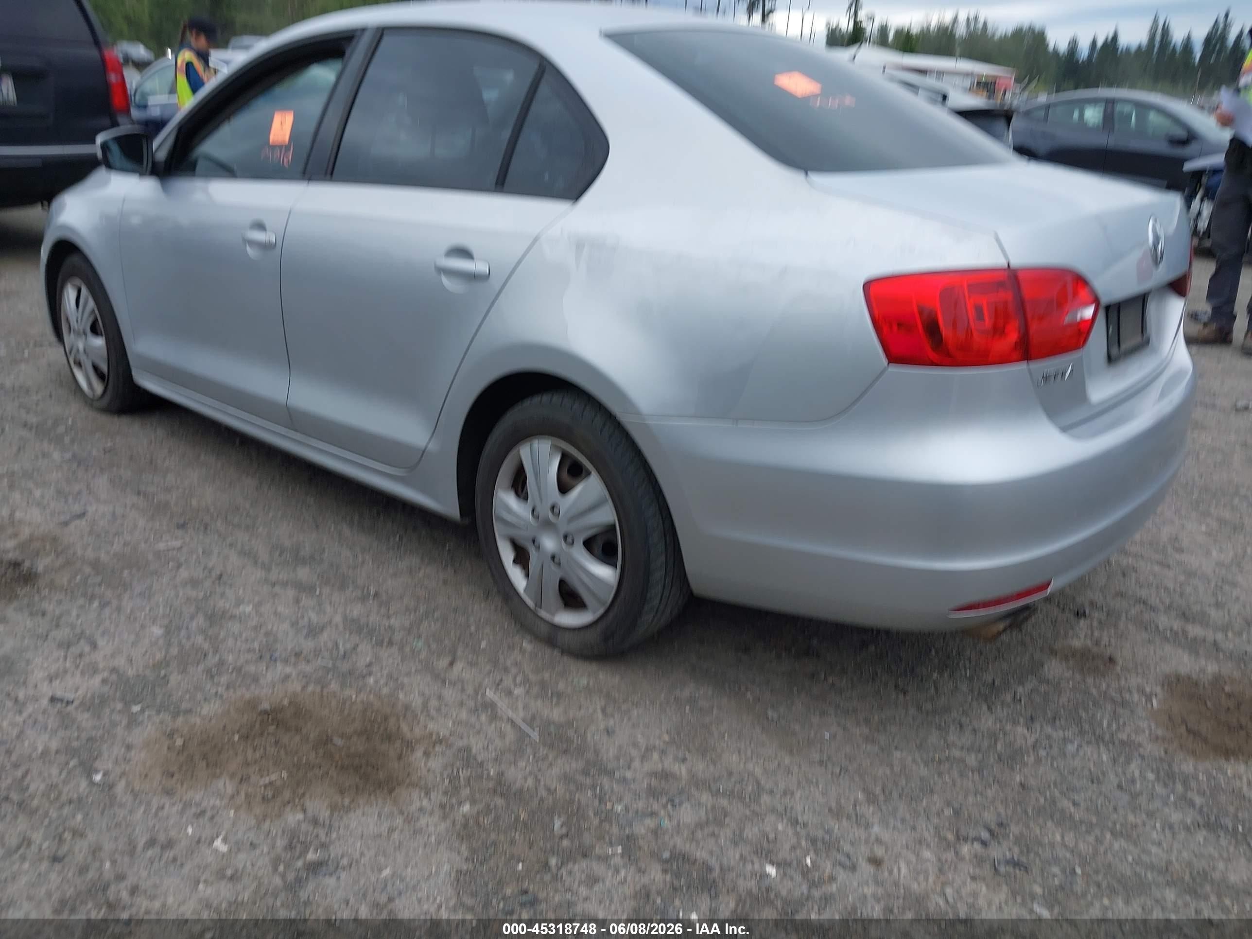 2012 Volkswagen Jetta 2.5l Se Silver vin: 3VWDP7AJ9CM086243