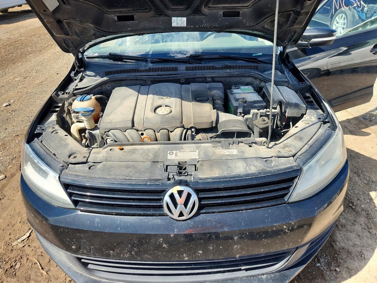 2012 Volkswagen Jetta Se Black vin: 3VWDP7AJ9CM107253