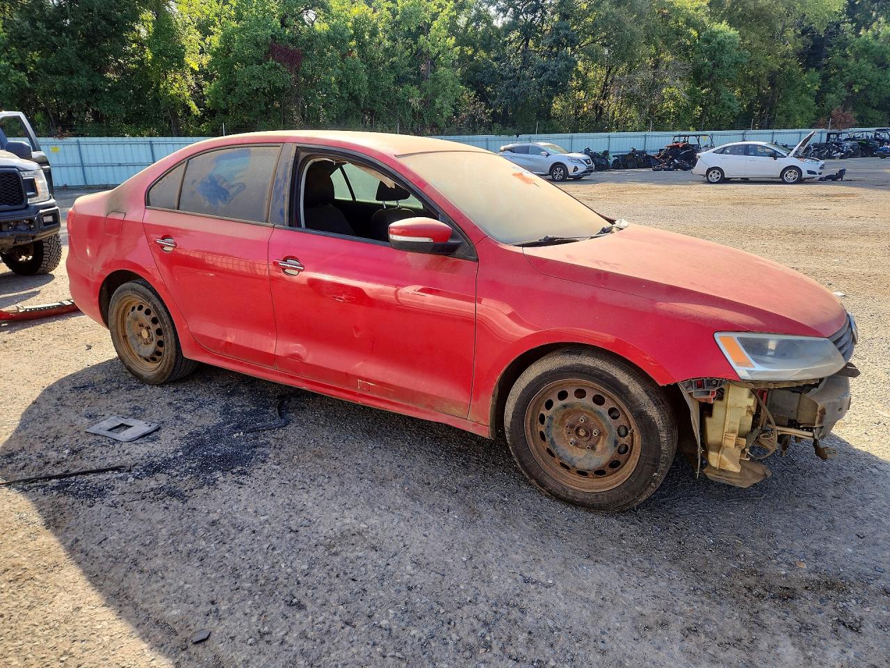 2012 Volkswagen Jetta Se Red vin: 3VWDP7AJ9CM112159