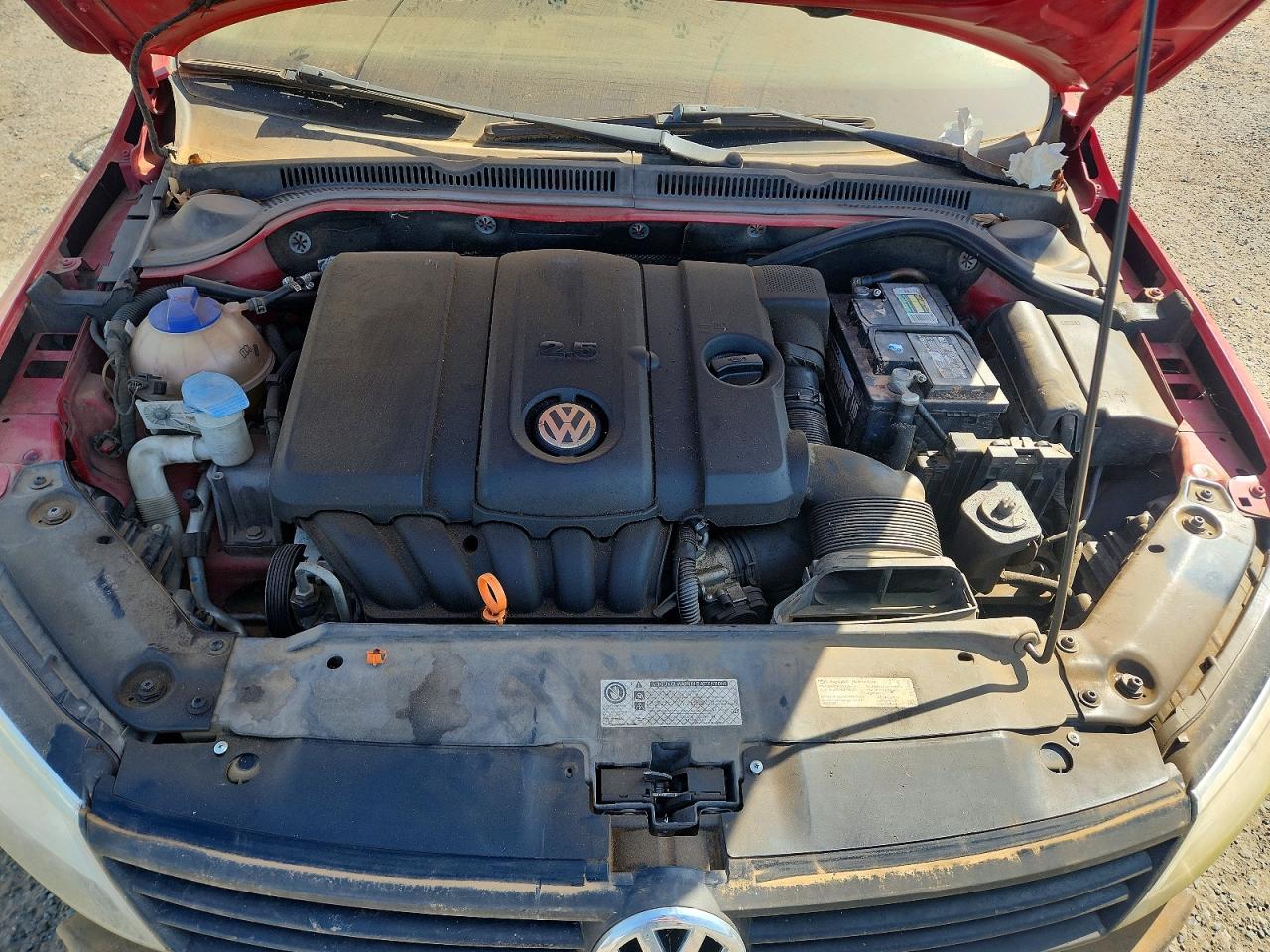 2012 Volkswagen Jetta Se Red vin: 3VWDP7AJ9CM112159