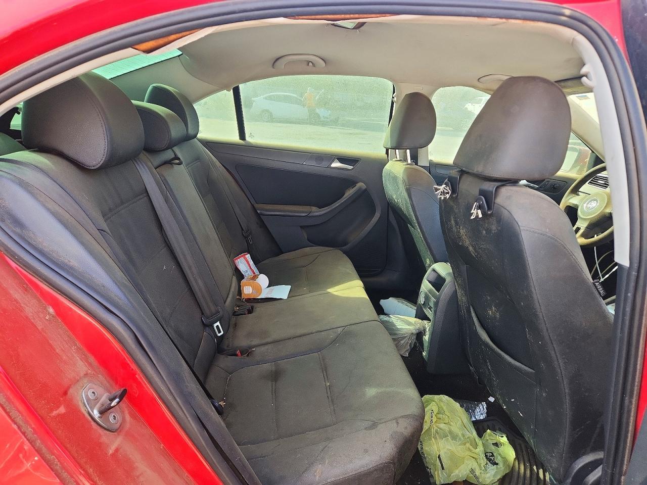 2012 Volkswagen Jetta Se Red vin: 3VWDP7AJ9CM112159