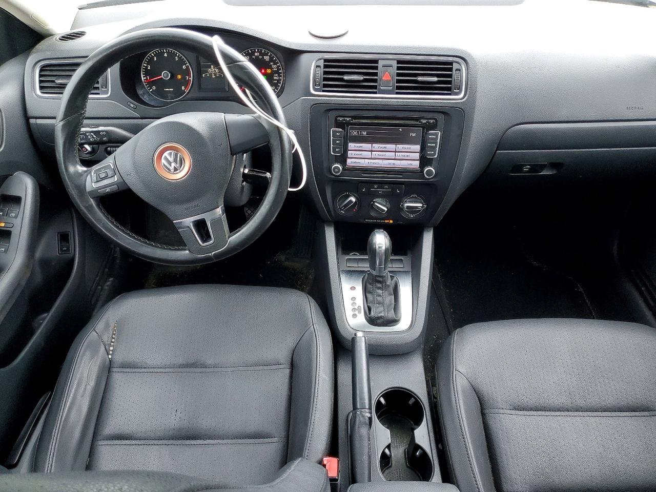 2012 Volkswagen Jetta Se Black vin: 3VWDP7AJ9CM304147