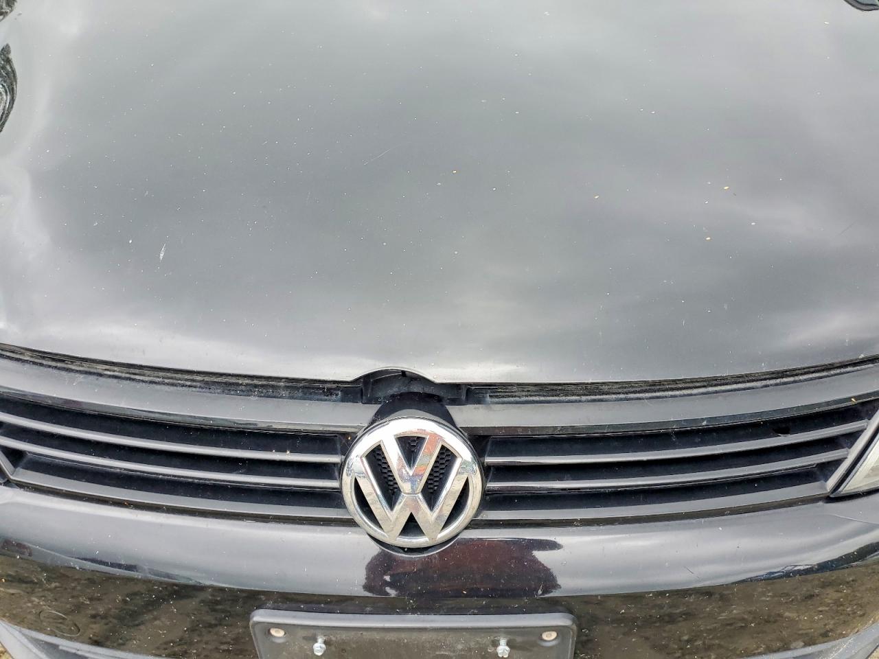 2012 Volkswagen Jetta Se Black vin: 3VWDP7AJ9CM304147