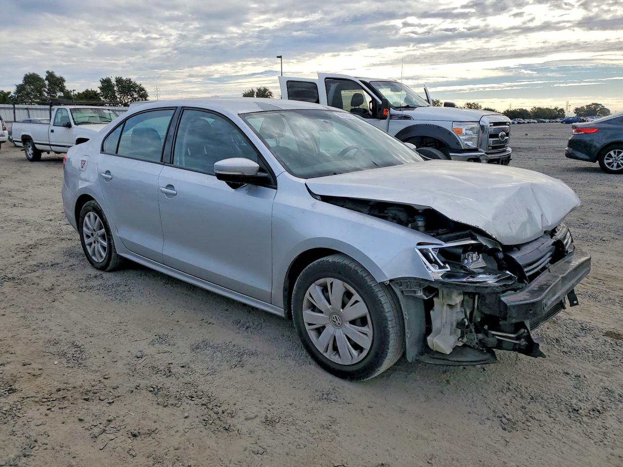 2012 Volkswagen Jetta Se Серебряный vin: 3VWDP7AJ9CM331509