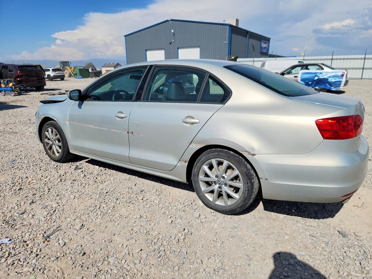 2012 Volkswagen Jetta Se Silver vin: 3VWDP7AJ9CM336337