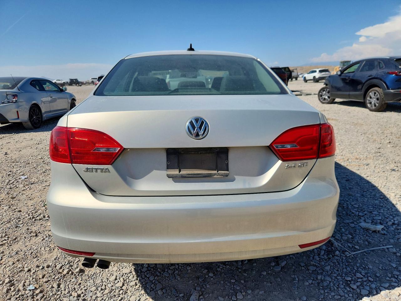 2012 Volkswagen Jetta Se Silver vin: 3VWDP7AJ9CM336337