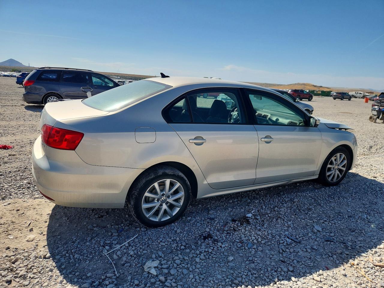 2012 Volkswagen Jetta Se Silver vin: 3VWDP7AJ9CM336337