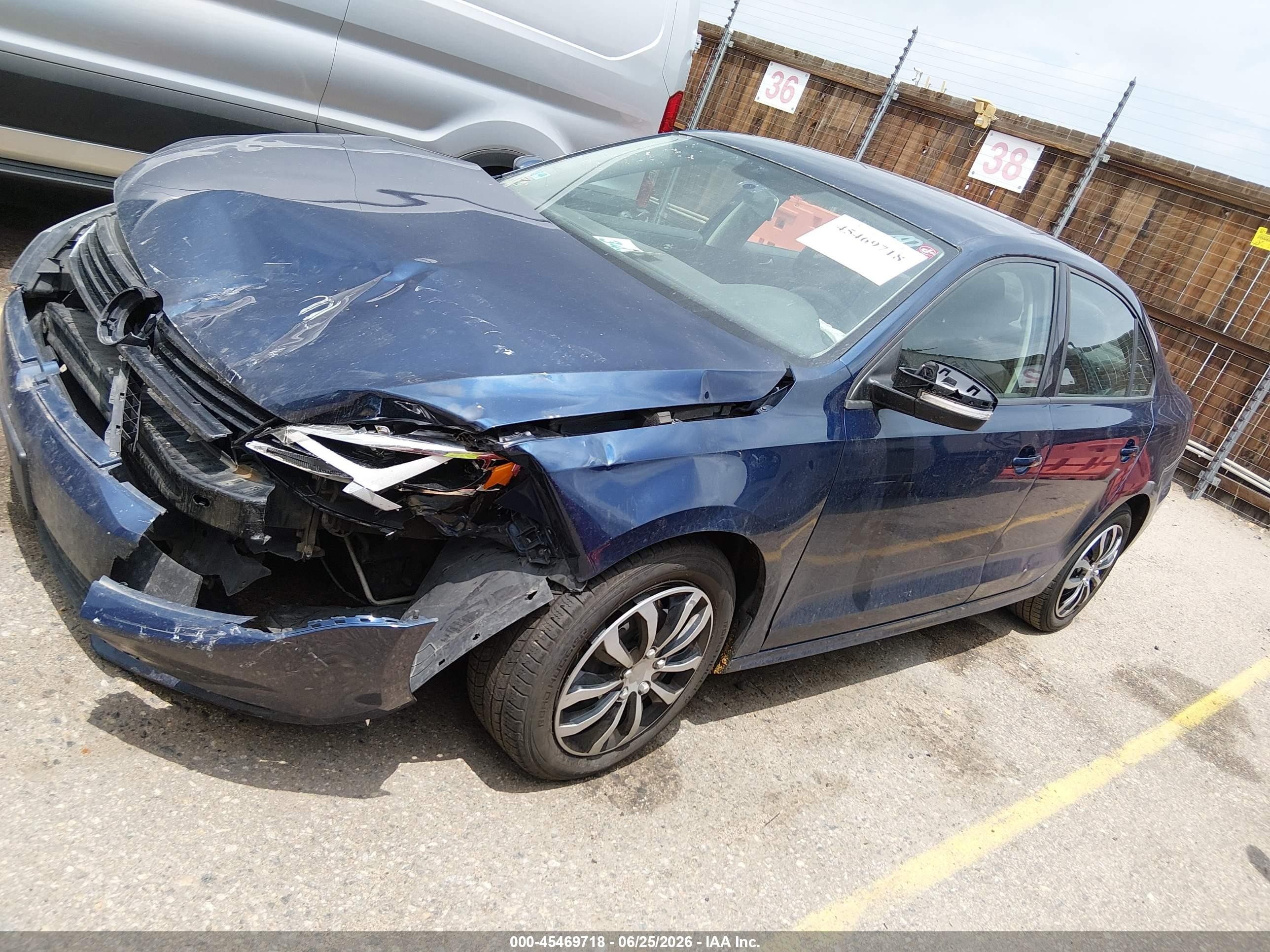 2012 Volkswagen Jetta 2.5l Se Синий vin: 3VWDP7AJ9CM363845