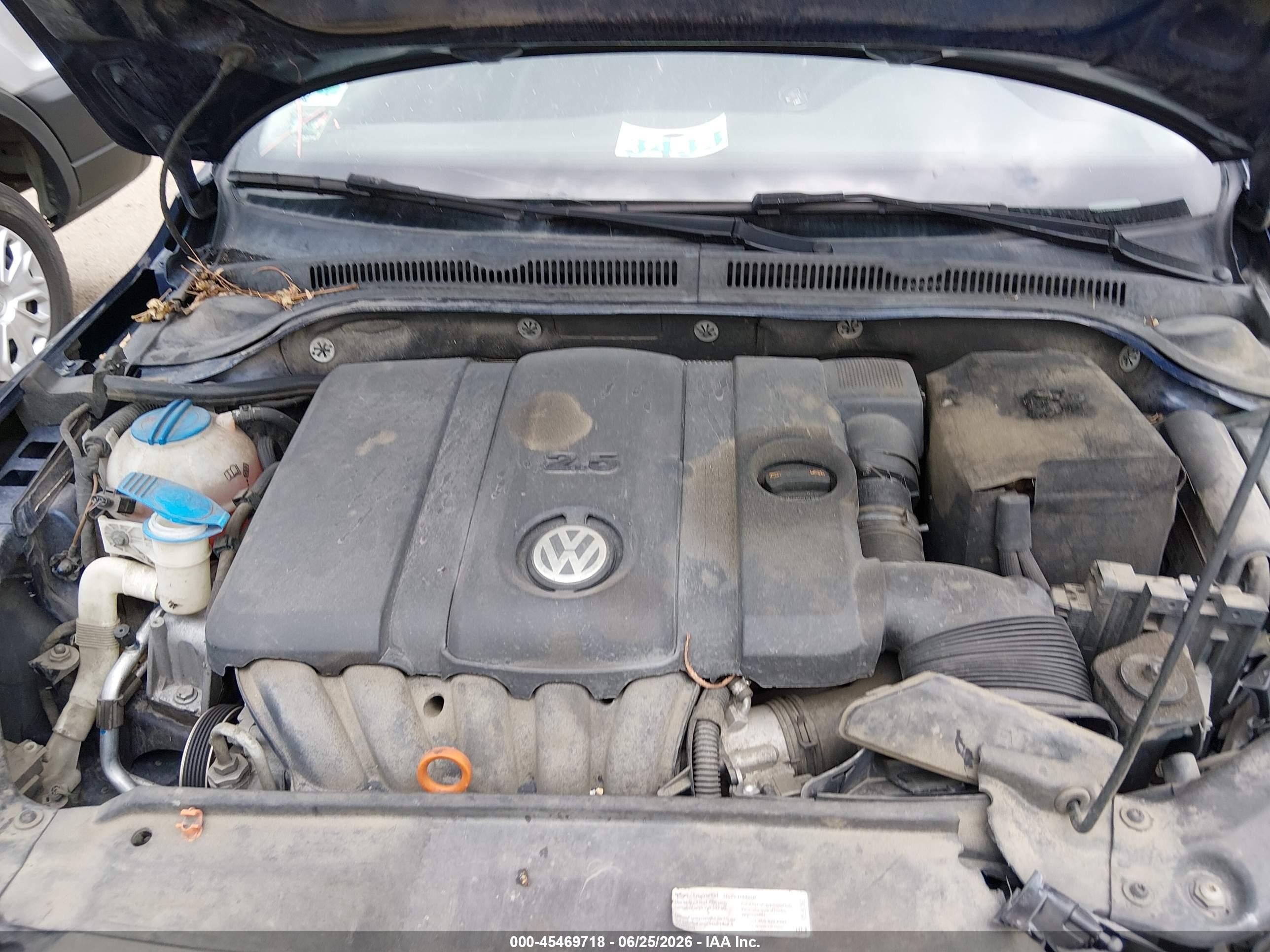2012 Volkswagen Jetta 2.5l Se Синий vin: 3VWDP7AJ9CM363845