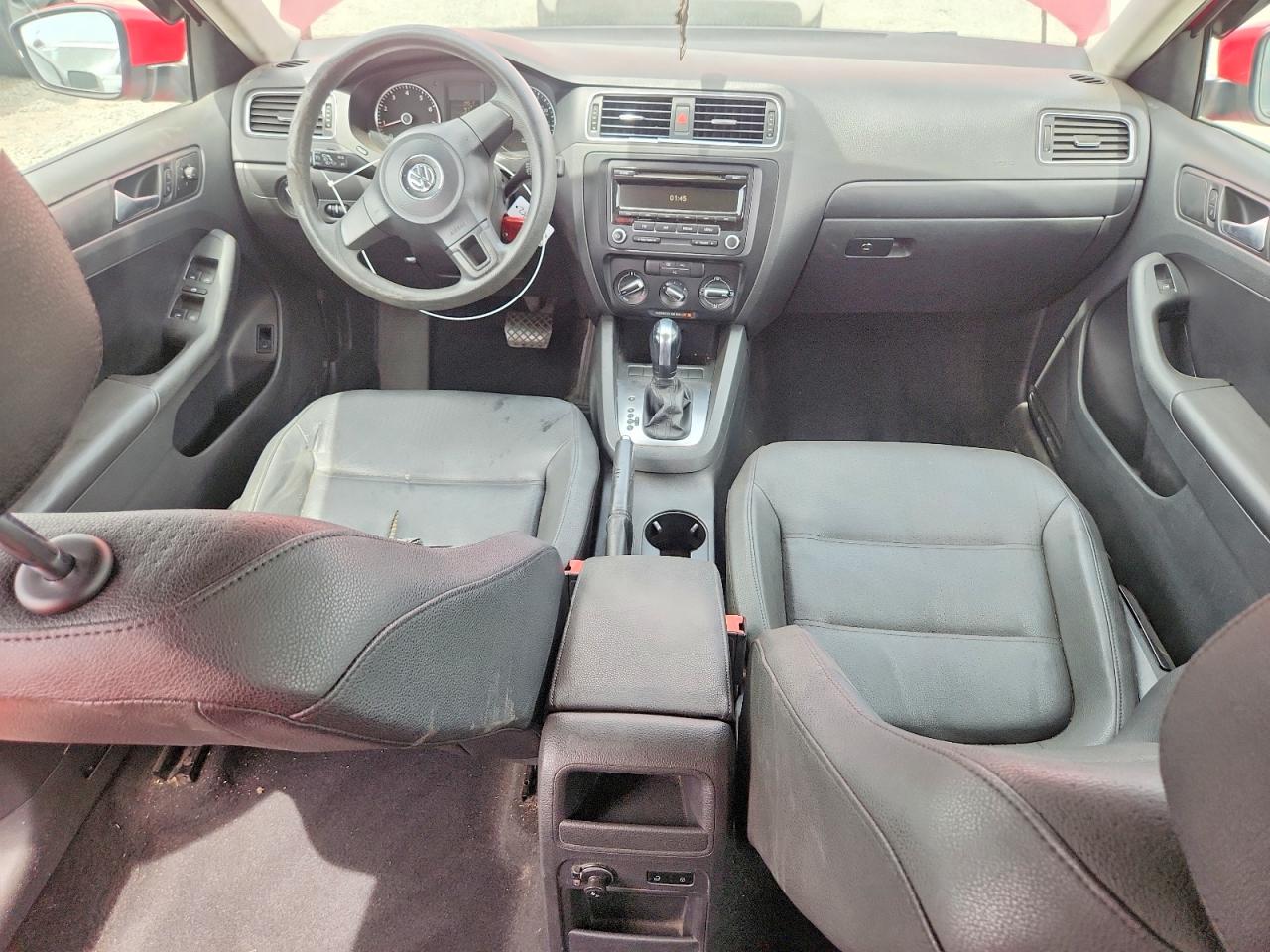 2012 Volkswagen Jetta Se Red vin: 3VWDP7AJ9CM372903