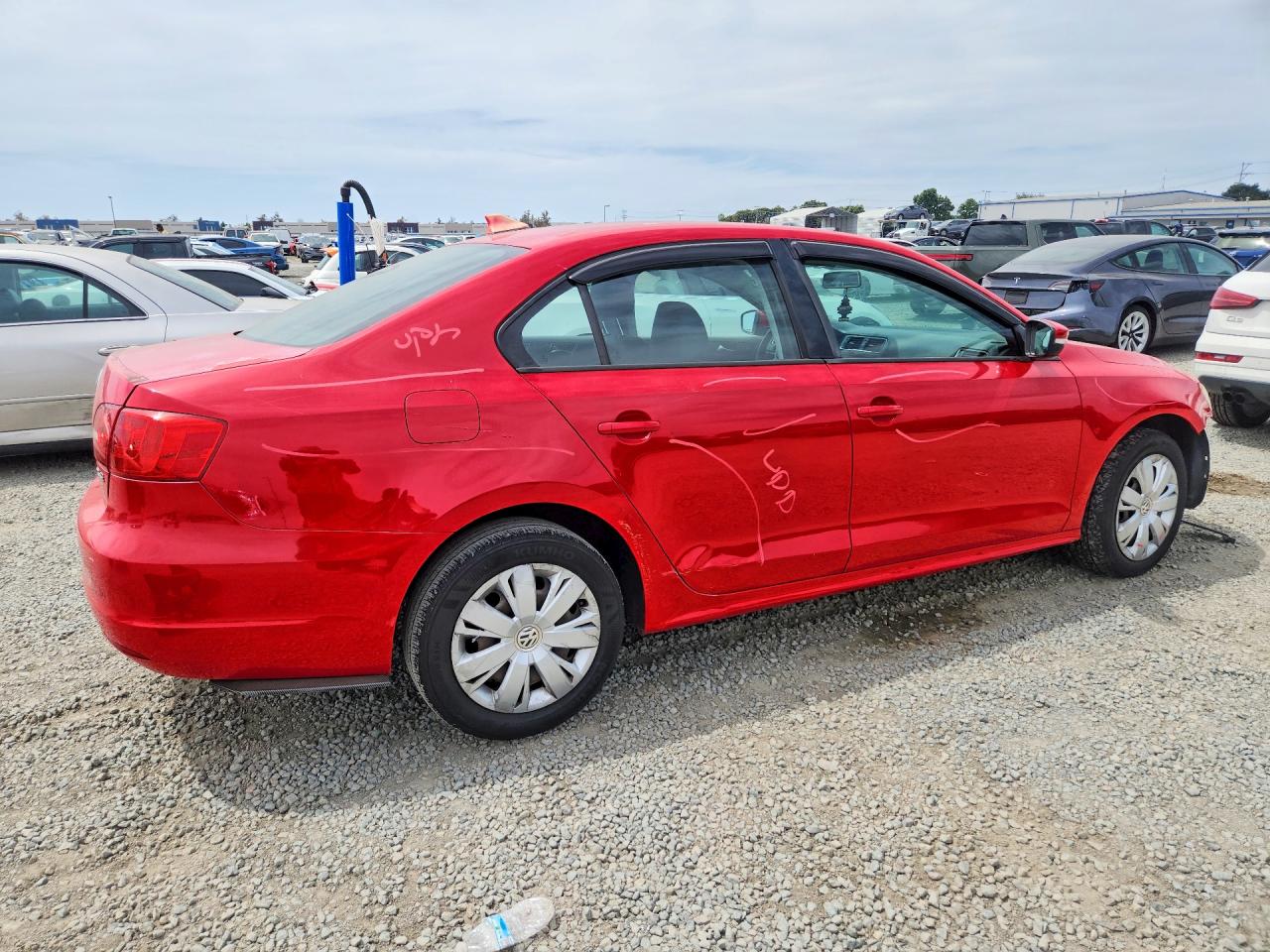 2012 Volkswagen Jetta Se Red vin: 3VWDP7AJ9CM372903