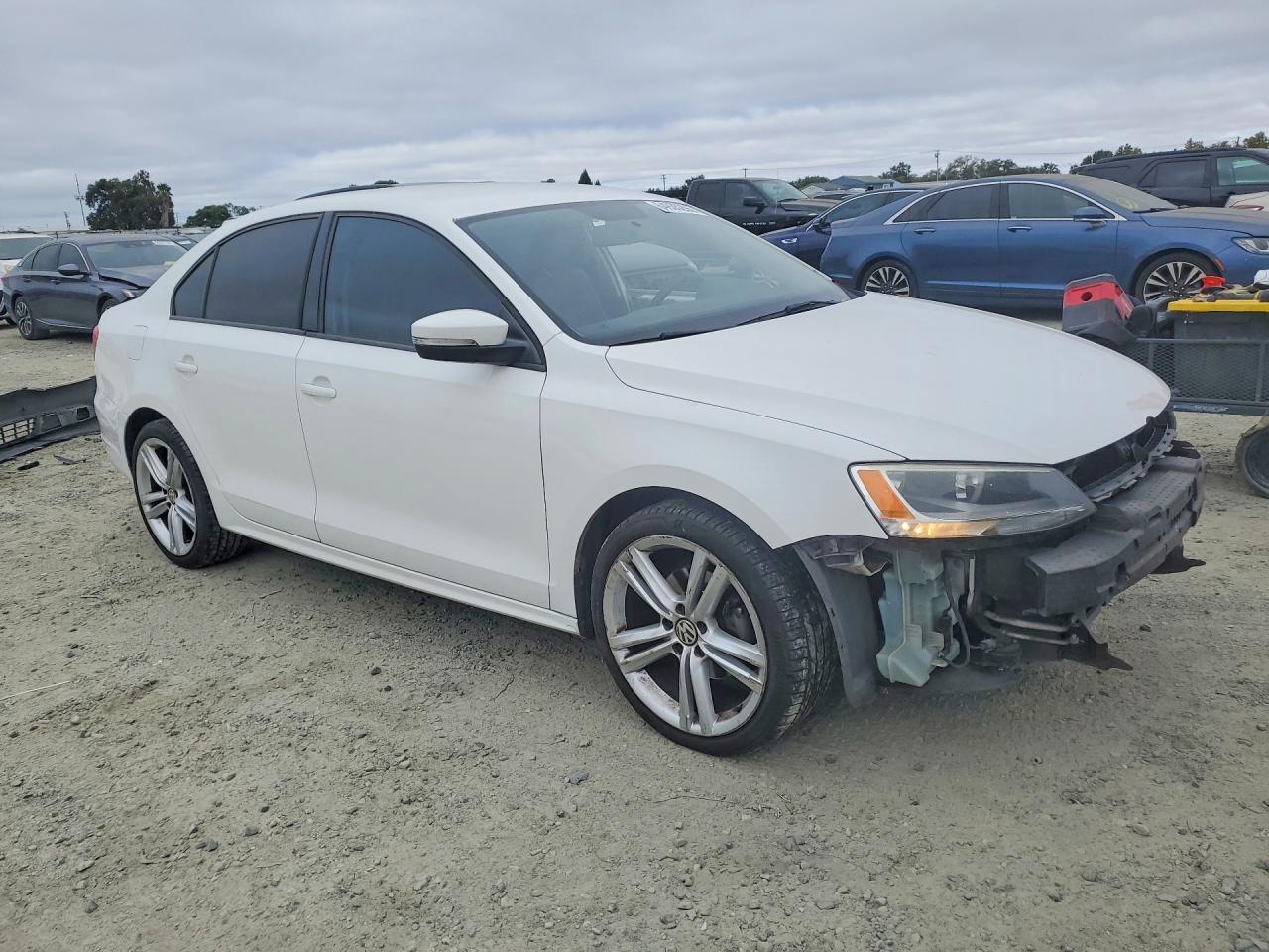 2012 Volkswagen Jetta Se Белый vin: 3VWDP7AJ9CM374022