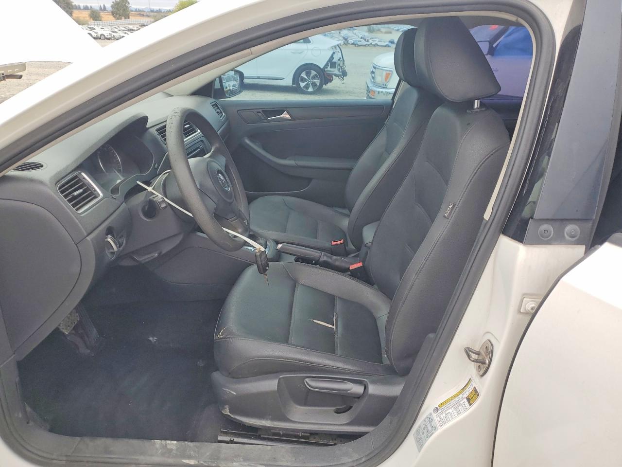 2012 Volkswagen Jetta Se Белый vin: 3VWDP7AJ9CM374022