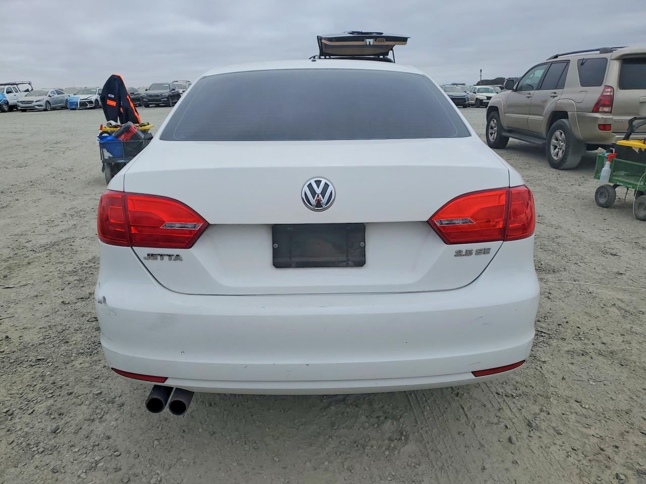 2012 Volkswagen Jetta Se Белый vin: 3VWDP7AJ9CM374022