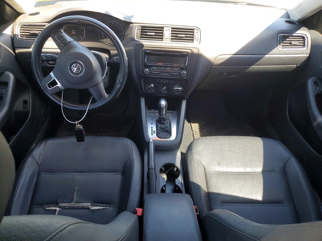 2012 Volkswagen Jetta Se Черный vin: 3VWDP7AJ9CM388812