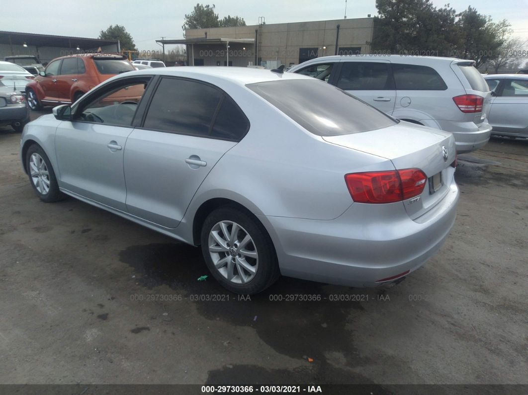 2012 Volkswagen Jetta Sedan Se W Silver vin: 3VWDP7AJ9CM419248