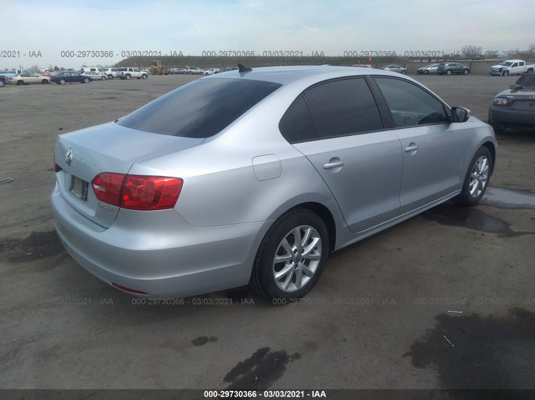 2012 Volkswagen Jetta Sedan Se W Silver vin: 3VWDP7AJ9CM419248