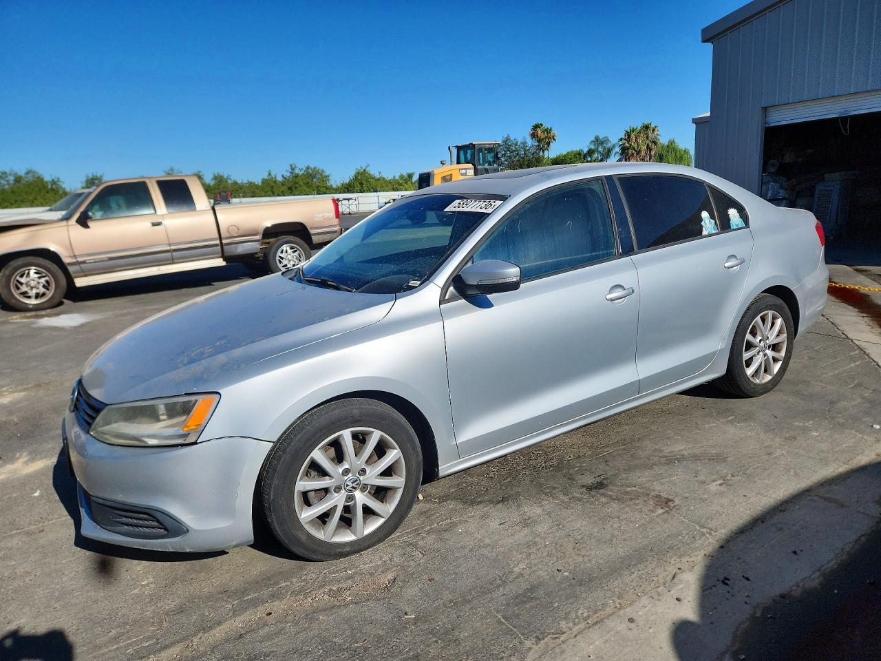 2012 Volkswagen Jetta Se Silver vin: 3VWDP7AJ9CM419248